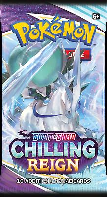 Chilling Reign BOOSTER CASE Box Display Pokemon TCG Sword & Shield 216 Packs