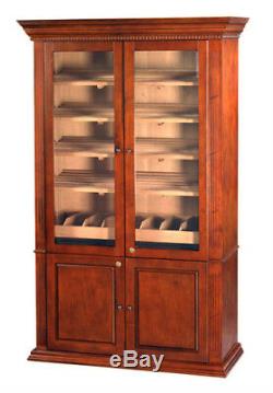 Cigar Humidor Commercial Size Display Case Holds 5000 Cigars Up to 250 Boxes