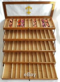 Clark's Anchor Embroidery Cotton Display Cabinet Folding Case For Counter Top