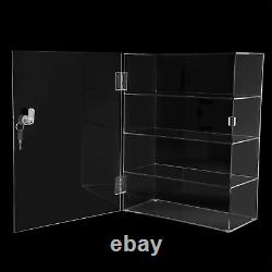 Clear Acrylic Display Case, 4 Layer Transparent Countertop Showcase for Mini Pop