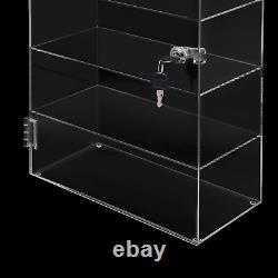 Clear Acrylic Display Case, 4 Layer Transparent Countertop Showcase for Mini Pop