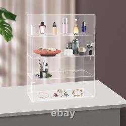 Clear Acrylic Display Case, 4 Layer Transparent Countertop Showcase for Mini Pop