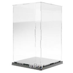 Clear Acrylic Display Case Perspex Plastic Show Box Dustproof (8''-16'' Height)