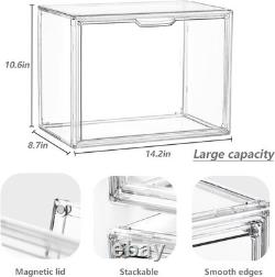 Clear Acrylic Display Case for Collectibles 5 Pack