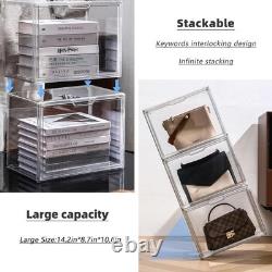 Clear Acrylic Display Case for Collectibles 5 Pack