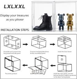 Clear Acrylic Display Case for Collectibles 5 Pack