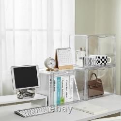 Clear Acrylic Display Case for Collectibles 5 Pack