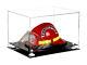 Clear Acrylic Fireman's Helmet Large Display Case with White Risers (A014-WR)