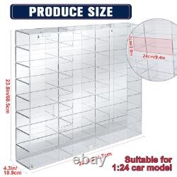 Clear Acrylic Toy Car Display Case 1 24 Scale Diecast Display Box Wall Mount
