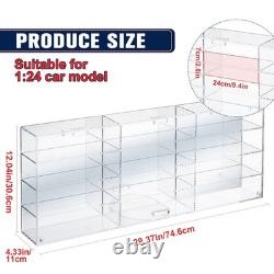 Clear Acrylic Toy Car Display Case 1 24 Scale Diecast Display Box Wall Mount
