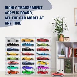 Clear Acrylic Toy Car Display Case 1 24 Scale Diecast Display Box Wall Mount