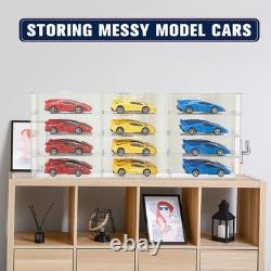 Clear Acrylic Toy Car Display Case 1 24 Scale Diecast Display Box Wall Mount