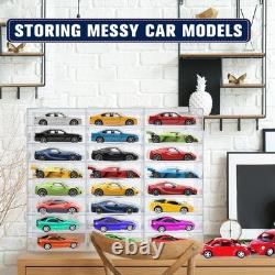 Clear Acrylic Toy Car Display Case 1 24 Scale Diecast Display Box Wall Mount