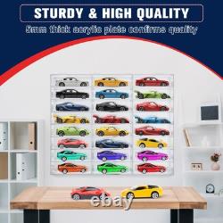 Clear Acrylic Toy Car Display Case 1 24 Scale Diecast Display Box Wall Mount