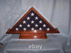 Collectibles Military Veteran Memorial Burial Flag Display Case, Shadow box