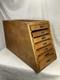 Collectors 7 Drawer Case Solid Wood Knives Display Case Coins Watches Medals
