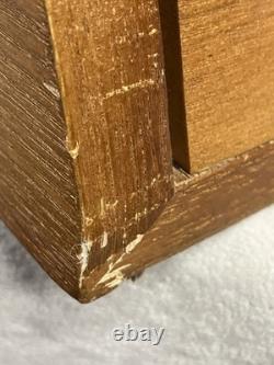 Collectors 7 Drawer Case Solid Wood Knives Display Case Coins Watches Medals