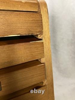 Collectors 7 Drawer Case Solid Wood Knives Display Case Coins Watches Medals