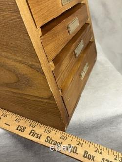 Collectors 7 Drawer Case Solid Wood Knives Display Case Coins Watches Medals