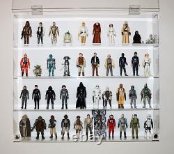 Collectors Showcase Premium Display Case for 3-3/4 Star Wars Figures T3MS