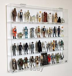 Collectors Showcase Premium Display Case for 3-3/4 Star Wars Figures T3MS