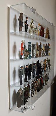 Collectors Showcase Premium Display Case for 3-3/4 Star Wars Figures T3MS