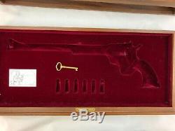 Colt 12 Buntline SAA Wood Display Presentation Box Case With Drawer + Key 3343MNX