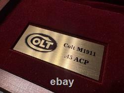 Colt 1911 Display Case Brand New -Factory Made For Colt
