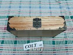 Colt. 45acp Model 1911 Wooden Presentation Box #1
