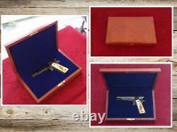 Colt Model 1911 Wood Presentation Case Fitted Pistol Display Box Made to order