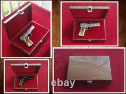 Colt Model 1911 Wood Presentation Case Pistol Display Box Made to order