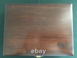Colt Mustang First Edition Wood Presentation Box / Case Nice