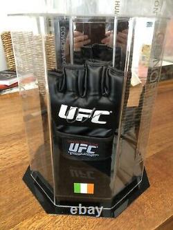 Conor McGregor signed MMA Mit /glove Plus Display Case In A Octagon case