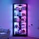 Corner Display Cabinet with RGB Lights for Figure/Trophy 5-Tier Display Case