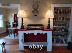 Countertop Wood Display Case Black Clear Top View 31 ¾ W x 18 D x 8 H Locking