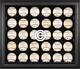 Cubs Logo Black Framed 30-Ball Display Case Fanatics