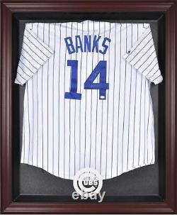 Cubs Mahogany Framed Logo Jersey Display Case Fanatics Authentic