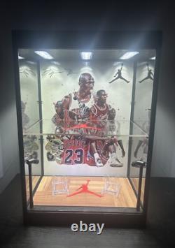 Custom LED Basketball Card & Memorabilia Display case-FREE SHIPPING
