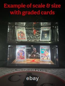 Custom LED Basketball Card & Memorabilia Display case-FREE SHIPPING