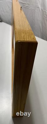 Custom Made Display Case with 4 shelves Plexiglass Doors, 60 X 18 1/4X 2 1/2