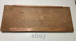 Custom Made Display Case with 5 shelves Plexiglass Doors, 47 X 18 3/4X 3 1/4