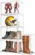 DAOOH 5 Pack Xxx-Large Extra Large Acrylic Display Case 17''X13''X13'' Transpare
