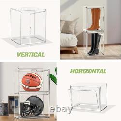 DAOOH 5 Pack Xxx-Large Extra Large Acrylic Display Case 17''X13''X13'' Transpare