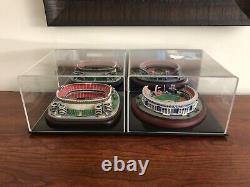 Danbury Mint Shea and Giants Stadium Display cases original boxes