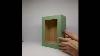 Deep Wooden Shadow Box Frame Display Case With Glass Door