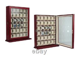 Defect 30 Watch Cabinet Luxury Case Storage Display Box Jewellery Watches 13