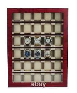 Defect 30 Watch Cabinet Luxury Case Storage Display Box Jewellery Watches 13