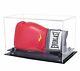 Deluxe Boxing Glove Clear Display Case with Black Risers Fits 1 or 2 (A011-BR)