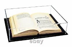 Deluxe Clear Acrylic Book, Stamp, or Coin Collection Display Case (A029-BDS)