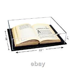 Deluxe Clear Acrylic Book, Stamp, or Coin Collection Display Case (A029-BDS)